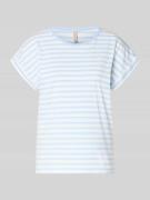 Soyaconcept T-Shirt mit Rundhalsausschnitt Modell 'RINA' in Hellblau, ...
