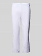 STEHMANN Caprihose aus Viskose-Mix Modell 'Ina' in Weiss, Größe 34