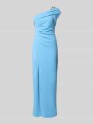 Adrianna Papell Slim Fit Abendkleid mit Raffungen in Hellblau, Größe 3...