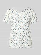 Only Regular Fit T-Shirt aus Viskose-Mix Modell 'BERA' in Weiss, Größe...