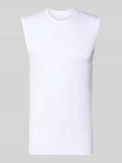 Mey Muskelshirt aus Modal-Mix mit Rundhalsausschnitt in Weiss, Größe L