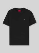 HUGO Relaxed Fit T-Shirt aus reiner Baumwolle Modell 'DROSTEE' in Blac...