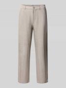 JAKE*S STUDIO MEN Cropped Hose aus Leinen-Baumwoll-Mix in Beige, Größe...