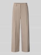 Cambio Stoffhose mit Eingrifftaschen Modell 'CARA' in Taupe, Größe 32