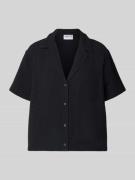 Jake*s Casual Relaxed Fit Pyjama-Oberteil mit Brusttasche in Black, Gr...