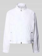 Marc Cain Regular Fit Jacke mit Stehkragen in Weiss, Größe 34