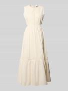 JAKE*S STUDIO WOMAN Midikleid aus Leinen-Mix mit Viskose-Anteil in Ecr...
