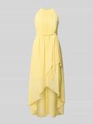 Jake*s Cocktail Maxikleid in Falten-Optik in GELB, Größe 32