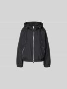Moose Knuckles Jacke mit Zweiwege-Reißverschluss in Black, Größe L