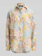 Lauren Ralph Lauren Relaxed Fit Leinenbluse aus reinem Leinen mit flor...