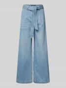 Scotch & Soda Wide Leg Jeans mit Bindegürtel in Hellblau, Größe 30/32