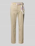 Christian Berg Woman Slim Fit Chino mit Viskose-Anteil in Ecru, Größe ...