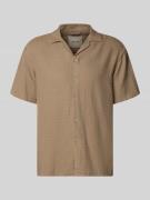 Only & Sons Regular Fit Freizeithemd aus Viskose-Leinen-Mix Modell 'LA...
