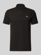 Lacoste Regular Fit Poloshirt aus Baumwoll-Mix in Black, Größe L