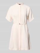 BOSS Tailliertes Freizeitkleid aus Lyocell-Leinen-Mix Modell 'DALINIA'...