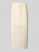 Vero Moda Leicht ausgestellter Midi-Rock aus Spitze mit elastischem Bu...