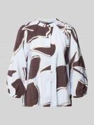 OPUS Bluse mit Rundhalsausschnitt Modell 'Faloom' in Hellblau, Größe 3...