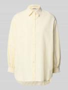 VILLA SOPHIE Oversized Hemdbluse aus Baumwoll-Mix Modell 'STELLA' in H...