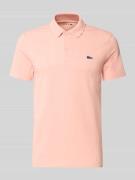 Lacoste Regular Fit Poloshirt aus Baumwoll-Mix in Altrosa, Größe L