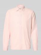 Blend Regular Fit Freizeithemd mit Kentkragen Modell 'ABAN' in Rosa, G...