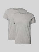 MCNEAL T-Shirt mit Rundhalsausschnitt im 2er-Pack in Hellgrau Melange,...