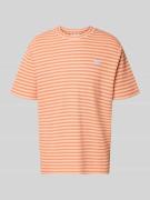 Lacoste Regular Fit T-Shirt aus Baumwoll-Mix in Lachs, Größe L