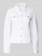 Tom Tailor Regular Fit Jeansjacke aus Baumwoll-Mix in Weiss, Größe L