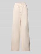 STEHMANN Leinenhose mit elastischem Bund Modell 'Roma' in Sand, Größe ...