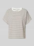 OPUS T-Shirt mit Rundhalsausschnitt Modell 'Sotel' in Dunkelbraun, Grö...