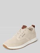 Tommy Hilfiger Low Top Sneaker mit Label-Prägung in Beige, Größe 44