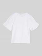 Tom Tailor Denim Loose Fit T-Shirt aus reiner Baumwolle mit Lochsticke...