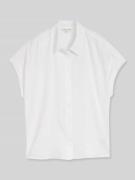 Tom Tailor Loose Fit Bluse aus Leinen-Viskose-Mix in Weiss, Größe 36