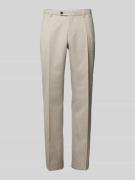 CG - Club of Gents Anzughose mit Bügelfalte Modell 'Paco' in Cognac, G...