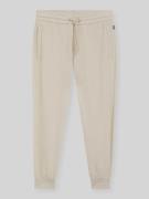 BOSS Regular Fit Jogpants aus Baumwoll-Mix Modell 'LAMONT' in Beige, G...