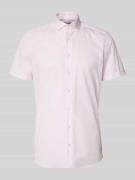 OLYMP Level Five Slim Fit Business-Hemd mit Blockstreifen und Kentkrag...