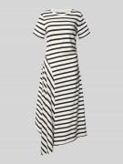 s.Oliver RED LABEL Tailliertes Jersey-Kleid aus Baumwoll-Mix in Weiss,...