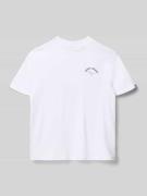 Garcia Regular Fit T-Shirt mit Statement-Print in Weiss, Größe 152