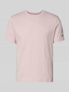 CHAMPION T-Shirt mit Label-Stitchings und Rundhalsausschnitt in Altros...