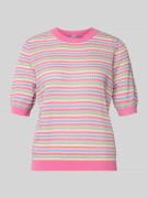 Pieces Slim Fit T-Shirt aus reiner Bio-Baumwolle Modell 'DIANA' in Pin...