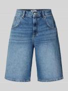 Only Regular Fit Jeansshorts aus reiner Baumwolle Modell 'MATE' in Bla...