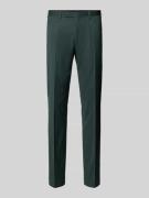 DIGEL Slim Fit Anzughose mit Bügelfalten Modell 'Move Apollo' in Gruen...