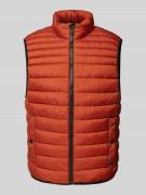 Tom Tailor Regular Fit Steppweste mit wasserabweisender Funktion in Or...