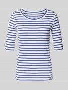 Marc Cain T-Shirt mit Rundhalsausschnitt und 1/2-Arm in Marine, Größe ...