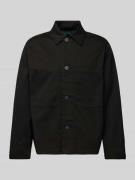 ANNARR Hemdjacke mit Brusttasche Modell 'HARKI' in Black, Größe M