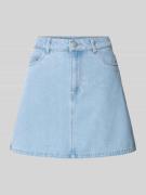 Pieces A-Linie Jeansrock aus Baumwoll-Mix mit Viskose-Anteil Modell 'A...