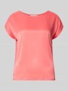 More & More T-Shirt aus Viskose-Elasthan-Mix mit Rundhalsausschnitt in...