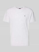 Tommy Jeans Regular Fit T-Shirt aus reiner Baumwolle in Hellgrau Melan...
