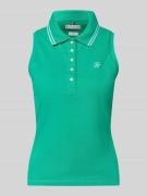 Tommy Hilfiger Slim Fit Poloshirt aus Baumwoll-Mix in Gruen, Größe L