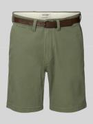 Jack & Jones Straight Fit Shorts mit abnehmbarem Gürtel Modell 'Adam' ...