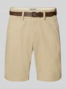 Jack & Jones Straight Fit Shorts mit abnehmbarem Gürtel Modell 'Adam' ...